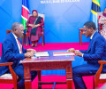​MAWAZIRI WA ULINZI WA TANZANIA NA NAMIBIA WASAINI HATI YA MAKUBALIANO KATIKA SEKTA YA ULINZI